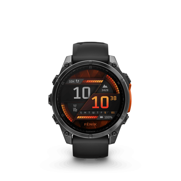 fenix 8 - 47mm, AMOLED, Slate Gray, Black band