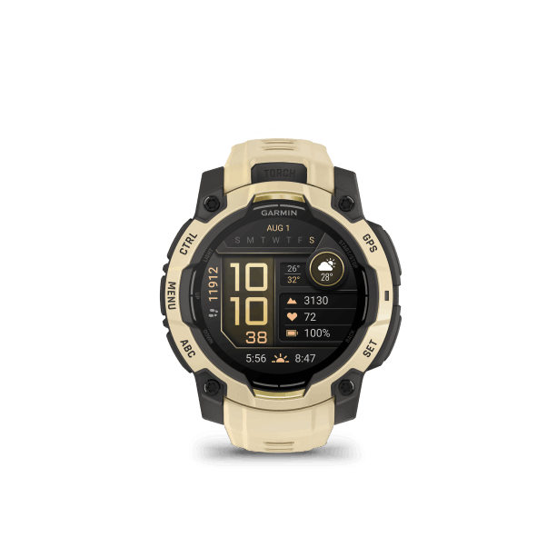 Instinct 3 - 45mm, AMOLED, Citrine, Citrine silicone band (Limited)