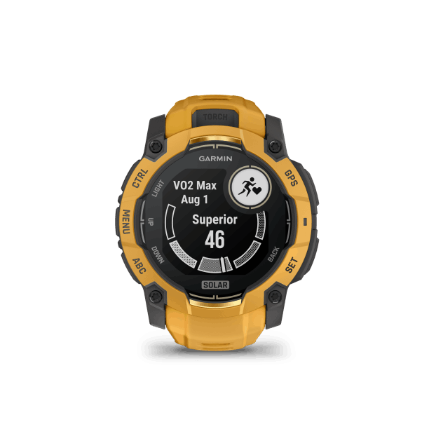 Instinct 3 - 50mm, Solar, Sunburst, Sunburst/grey silicone band (Limited)
