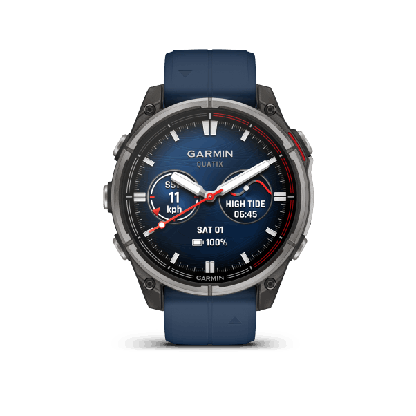 quatix 8 - 47mm, AMOLED, Sapphire, Titanium, Captain blue band