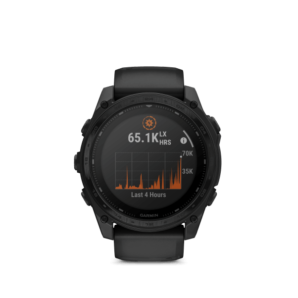 tactix 8 - 51mm, Sapphire Solar, Black DLC Titanium, tactical black nylon band (AB Ultralight)
