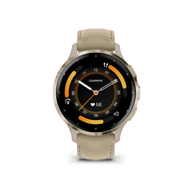 VENU 3S, French Gray/Soft Gold, Leather